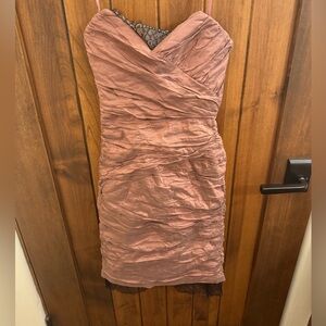 Dusty Rose BCBGMaxazria mini dress